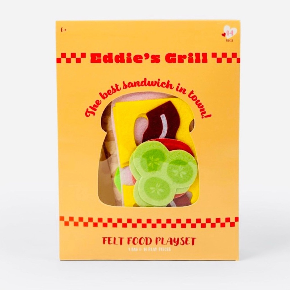 Target Bullseye Playground Imaginative Play Eddie’s Grill Felt Food Playset